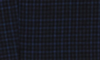 Savile Row Co Hoxton Navy Grid Check Two-button Notch Lapel Suit In Navy