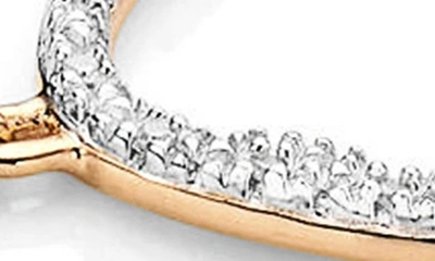 Monica Vinader Riva Large Hoop Diamond Bracelet In Gold