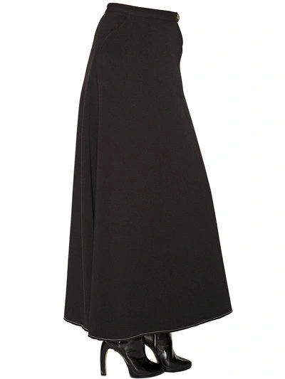 Ellery Morocco Crepe Skirt In Black