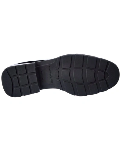 Shop Alexander Mcqueen Patent Loafer In Black