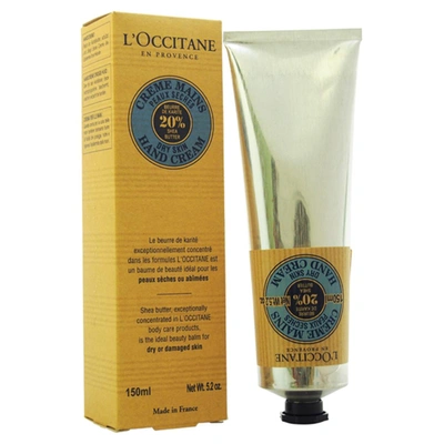 Shop L'occitane Loccitane U-sc-2295 Dry Skin Shea Butter Hand Cream For Unisex - 5.2 oz In Yellow