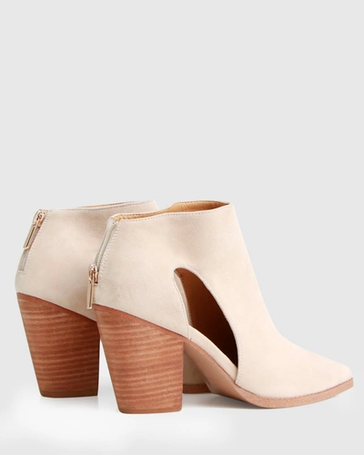 Shop Belle & Bloom Midnight Special Suede Ankle Boot - Sand In Beige