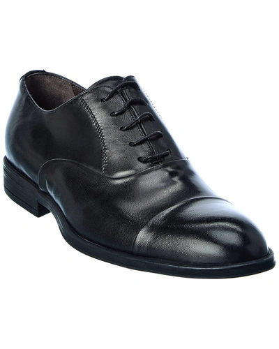 Shop M By Bruno Magli Ricci Leather Oxford In Black