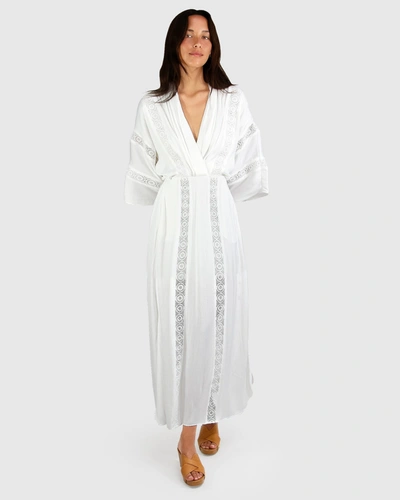 Shop Belle & Bloom Hideaway Maxi Dress - White