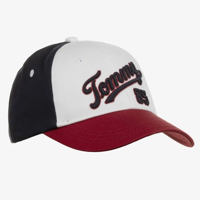 Tommy Hilfiger Kids' Colorblock Logo Baseball Cap Blue | ModeSens