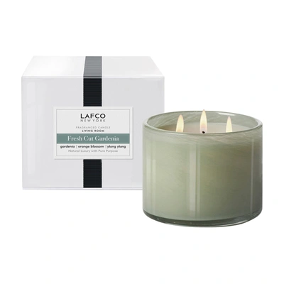 Shop Lafco Fresh Cut Gardenia Candle In 30 oz (3-wick)