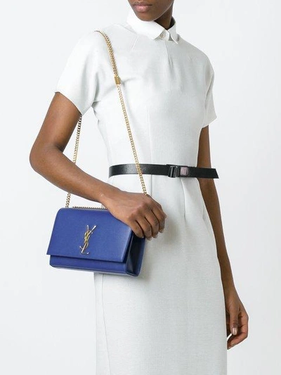 Shop Saint Laurent 'classic Monogram' Shoulder Bag