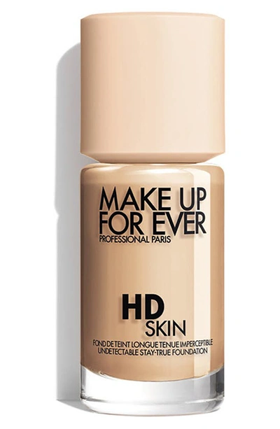 Shop Make Up For Ever Hd Skin Waterproof Natural Matte Foundation, 1.01 oz In 1y16