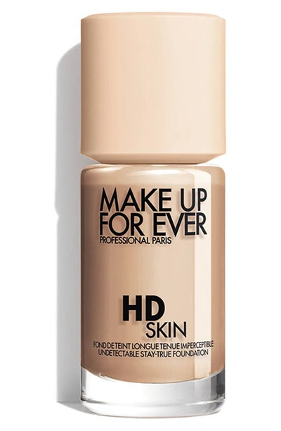 Shop Make Up For Ever Hd Skin Waterproof Natural Matte Foundation, 1.01 oz In 1y18