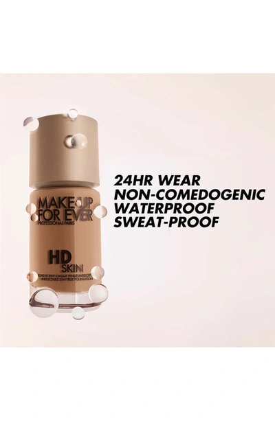 Shop Make Up For Ever Hd Skin Waterproof Natural Matte Foundation, 1.01 oz In 1r02