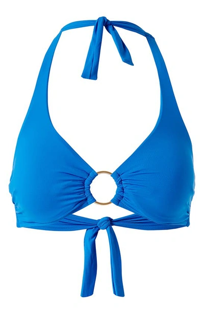 Shop Melissa Odabash Brussels Underwire Bikini Top In Cobalt