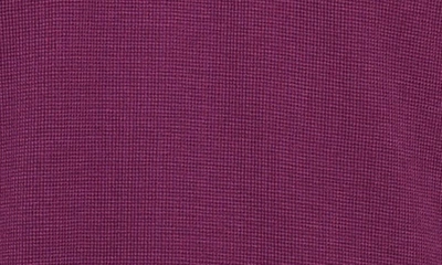 Robert Graham Polaris Embroidered Skull Quarter Zip Pullover In Berry