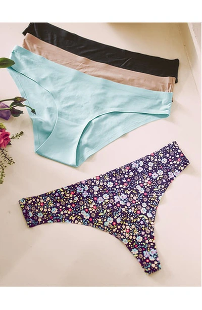 Honeydew Intimates Skinz Hipster Briefs In Emerald Leopard