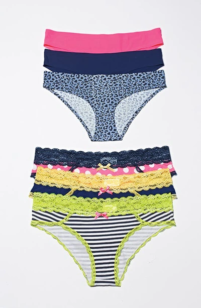 Honeydew Intimates Skinz Hipster Briefs In Emerald Leopard