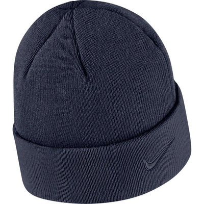 Shop Nike Navy Syracuse Orange Tonal Cuffed Knit Hat