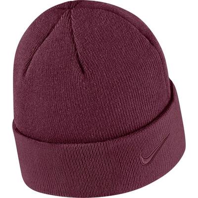 Shop Nike Maroon Virginia Tech Hokies Tonal Cuffed Knit Hat