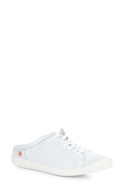 Shop Softinos By Fly London Idle Sneaker In White Smooth Leather