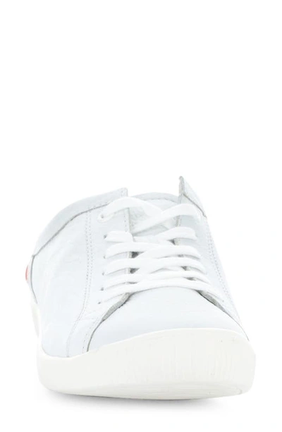 Shop Softinos By Fly London Idle Sneaker In White Smooth Leather