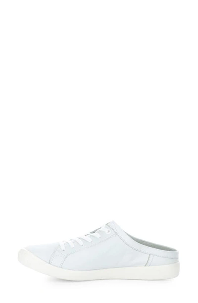 Softinos By Fly London Mule Sneaker In White Smooth Leather