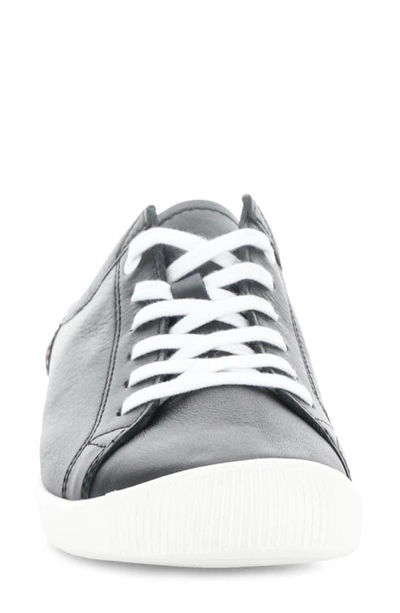 Softinos By Fly London Mule Sneaker In Black Smooth Leather