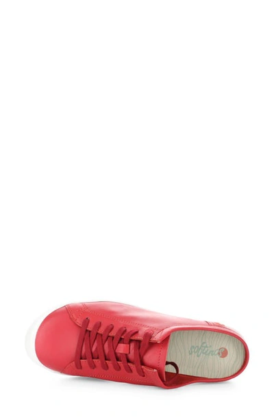 Shop Softinos By Fly London Idle Sneaker In Cherry Red Smooth
