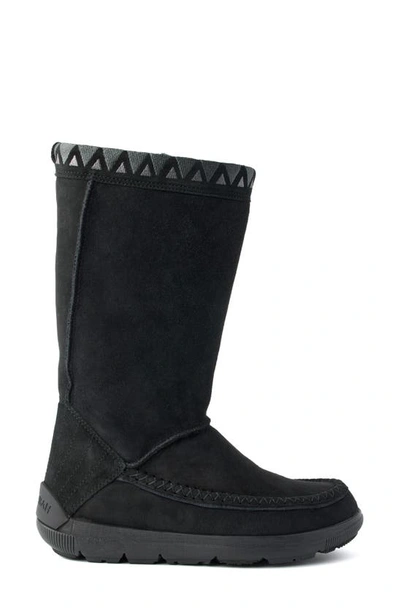 Shop Manitobah Reflections Genuine Shearling Water Resistant Boot In Black