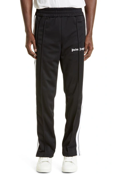 Shop Palm Angels Classic Logo Track Pants In Black White