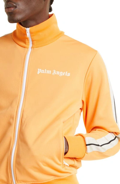 Shop Palm Angels Classic Logo Track Jacket In Mock Orange