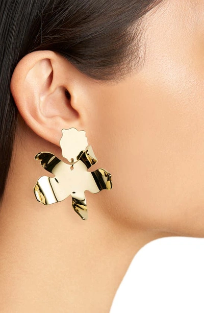 Shop Lele Sadoughi Lily Drop Earrings In Gold