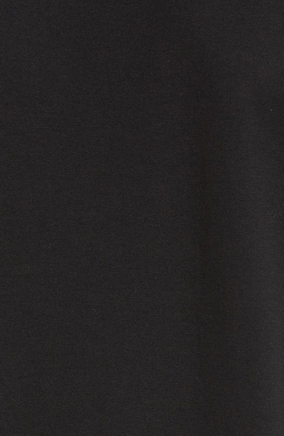 Dolce & Gabbana Cotton T-shirt With Metal Plaque Featuring Front Logo In Black