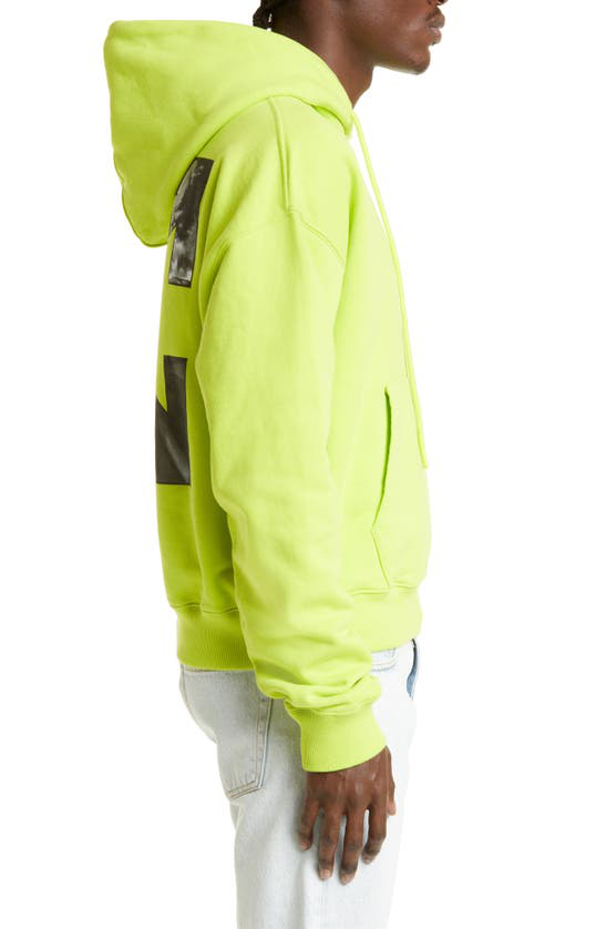 OFF-WHITE Caravaggio Over Hoodie Lime