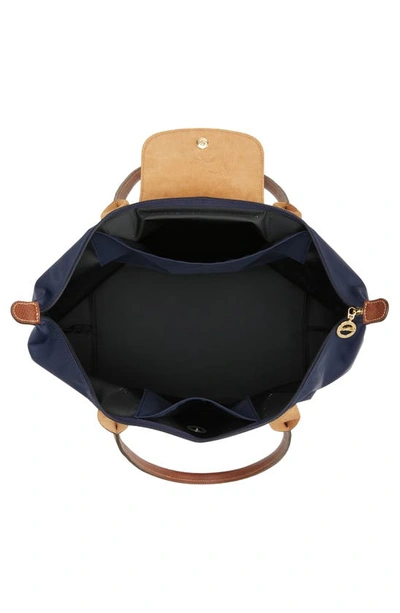 Longchamp Le Pliage Large Shoulder Tote Bag In Marine