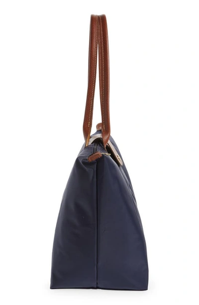 Shop Longchamp Large Le Pliage Tote In Marine