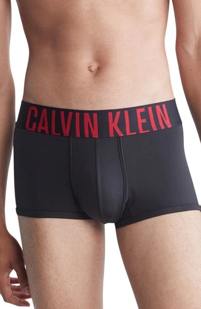 Shop Calvin Klein Assorted 3-pack Intense Power Micro Low Rise Trunks In 6iv Black W Exa