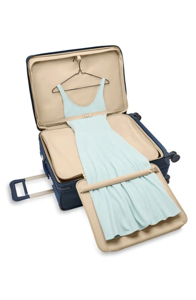 Briggs & Riley Baseline 29-inch Large Expandable Spinner Suitcase In Navy