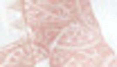 Melange Pink Elephant Print 400 Tc Cotton 3-piece Sheet Set In Pink
