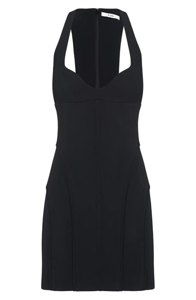 Shop Et Ochs Elyse Bias Seam Minidress In Black