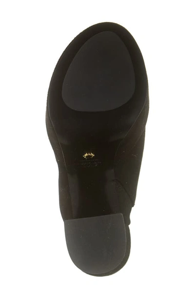 Stuart Weitzman Skyhigh 145 Platform Slide Sandal In Black