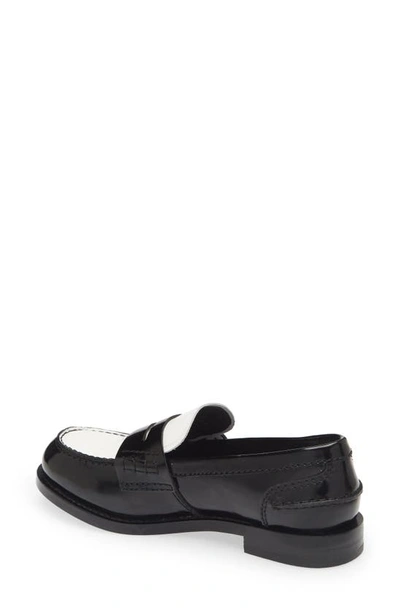 Shop Jeffrey Campbell Colleague Loafer In Black/ White
