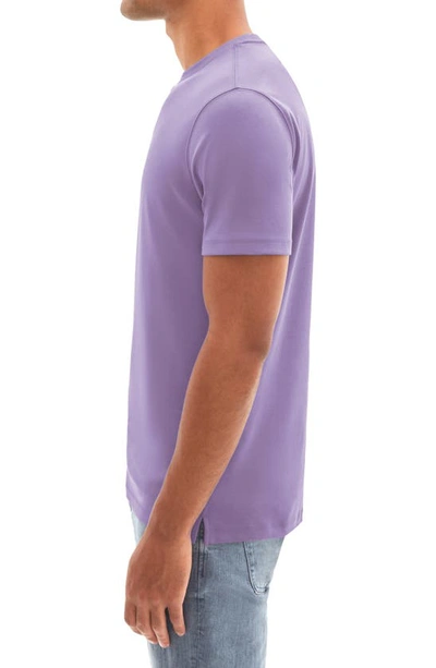 Shop Robert Barakett Georgia Pima Cotton T-shirt In Purple Orchid