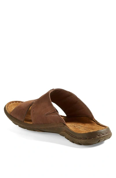 Josef Seibel 'logan 21' Slide Sandal In Nut Leather