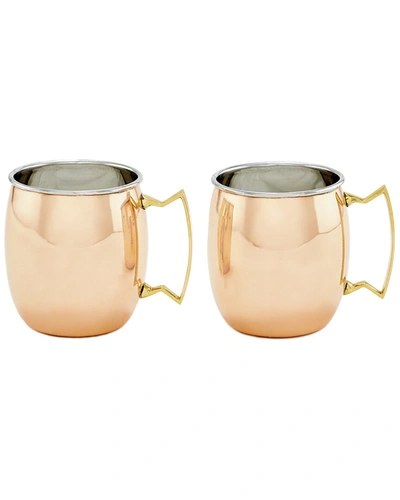 Shop Old Dutch Set Of Two 16oz Moscow Mule Mugs In Multi