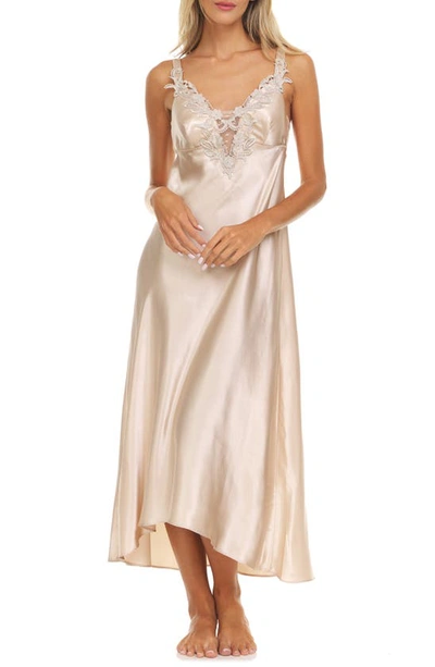 Shop Flora Nikrooz Stella Gown In Almond