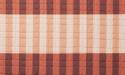 Shop Dockatot Cotton & Velvet Quilt In Ochre Stripe