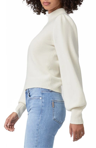 Paige Namira Cashmere Mock Neck Sweater In Ivory