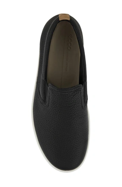 Shop Ecco Soft 7 Water Resistant Slip-on Sneaker In Black/powder