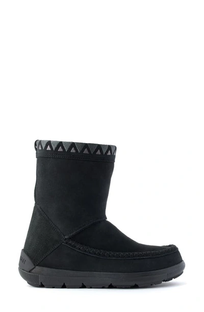 Shop Manitobah Reflections Water Resistant Genuine Shearling Lined Boot In Black