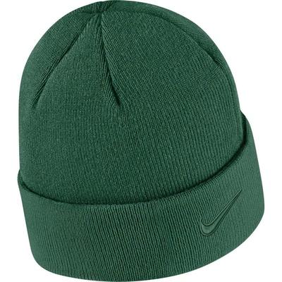 Shop Nike Green Baylor Bears Tonal Cuffed Knit Hat