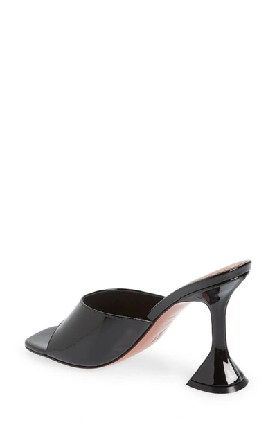 Shop Amina Muaddi Lupita Sandal In Black Patent