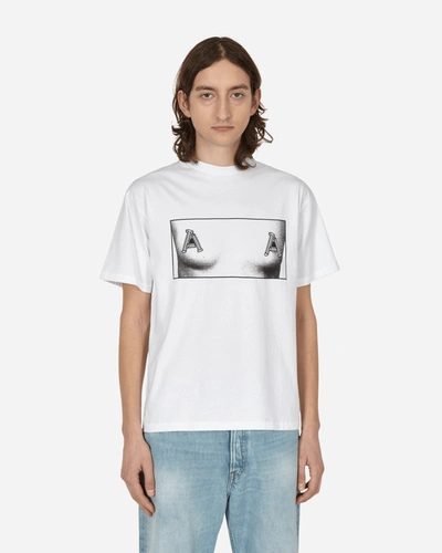 Shop Aries Boobs T-shirt In White